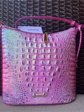 NWT Brahmin Katie  in PURPLE IRIS Melbourne Crossbody